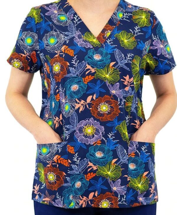 Polera clínica mujer estampada, zoeychloe
