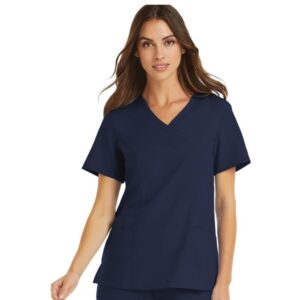 Polera clínica mujer azul marino, Maevn