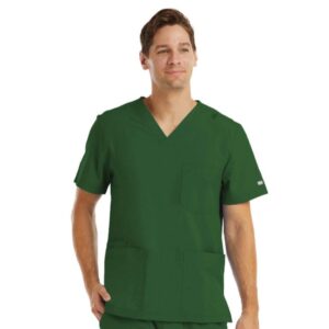 Polera Clínica hombre verde pabellón, Maevn.